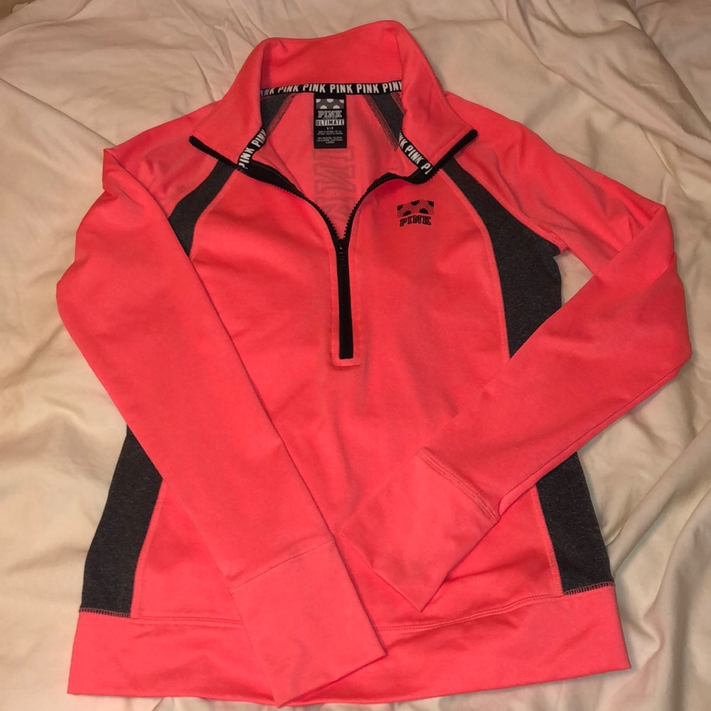 NWOT Pink quarter zip
